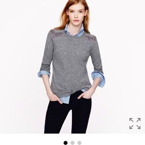Jcrew jewel sweater